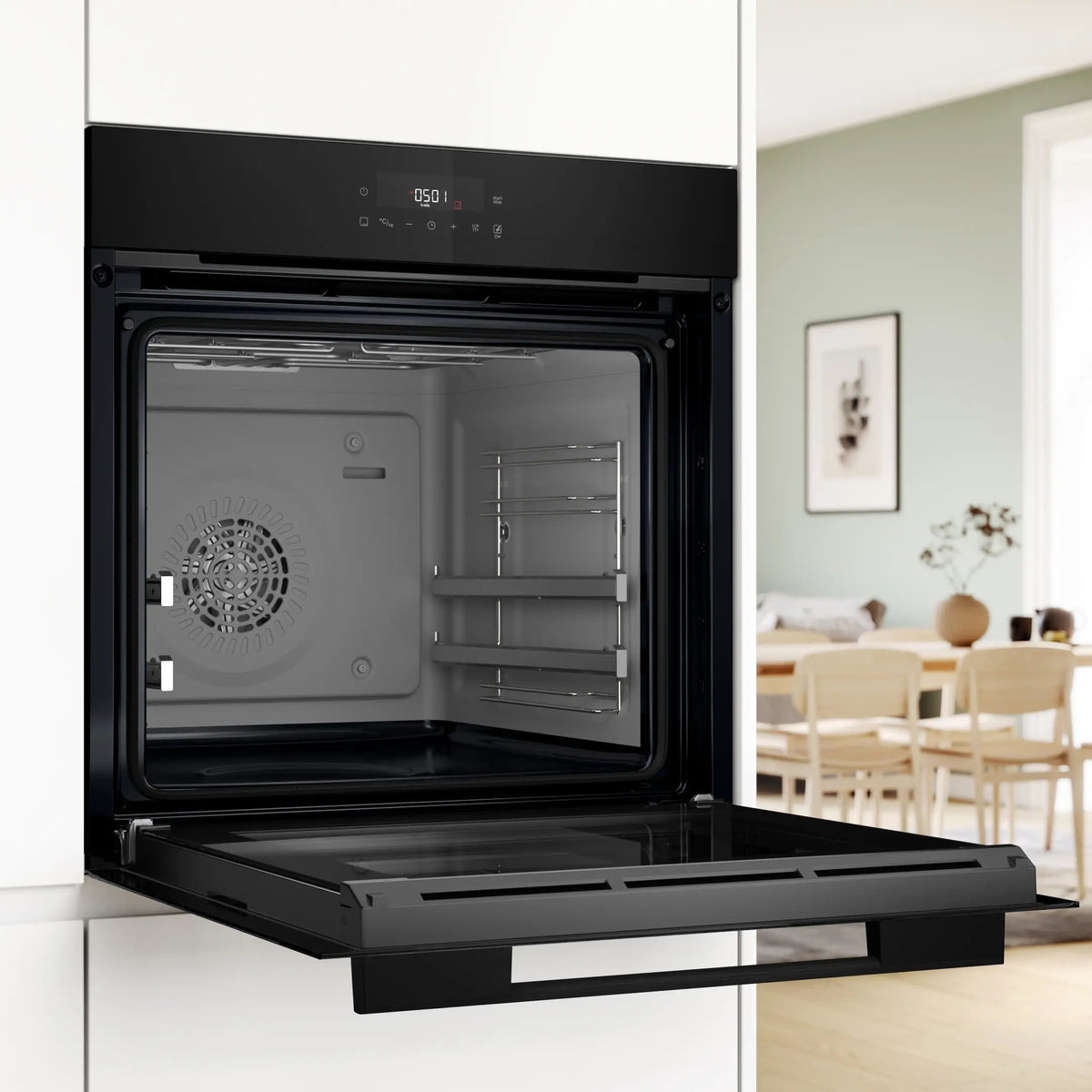 Four Encastrable Bosch Série 6 HJG852YB0T 60x60 cm Noir – 76L, AutoPilot 30, Hotair 3D