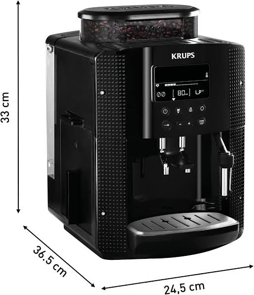 Machine à Café à Grain KRUPS Fully Auto Display EA815070 - Écran LCD
