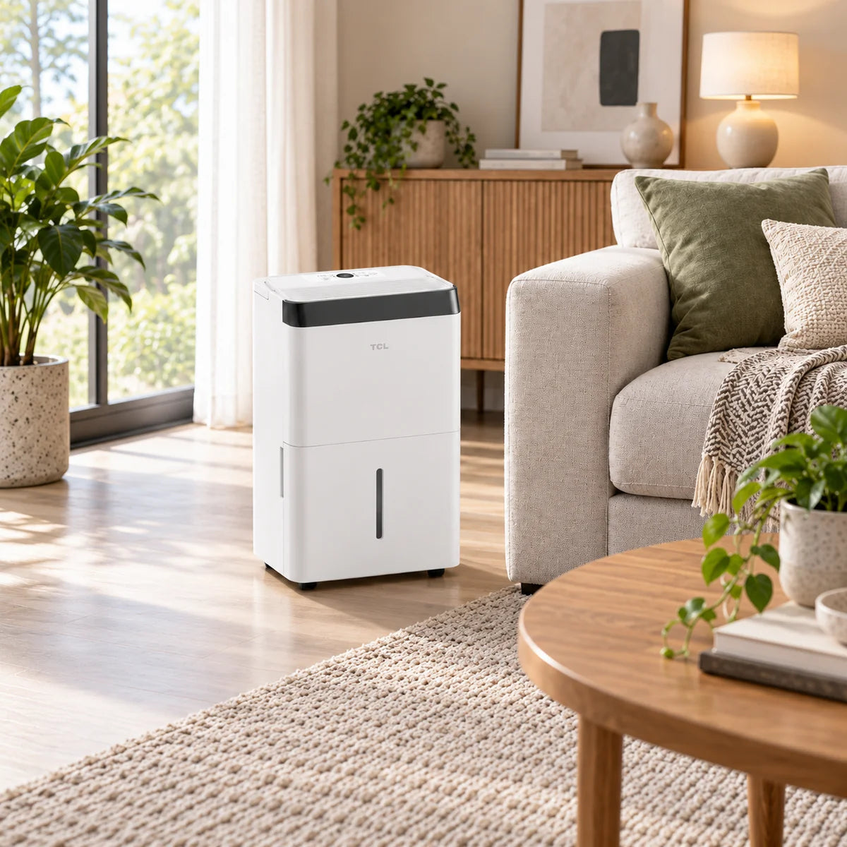 TCL Déshumidificateur 20 L/jour, réservoir 3,4 L, R290, 39 à 46 dB - DFL9 20EB