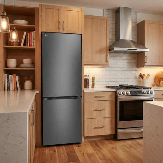 LG Réfrigérateur Combiné No Frost - 333 L - Smart Inverter - LINEAR Cooling - DoorCooling+ - GR-B499NQDM