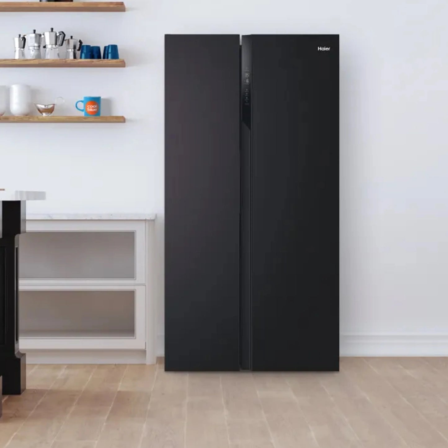 Haier Side by Side Refrigerateur 528 L – No Frost, Multi Air Flow, Inverter – HSR3918ENPB
