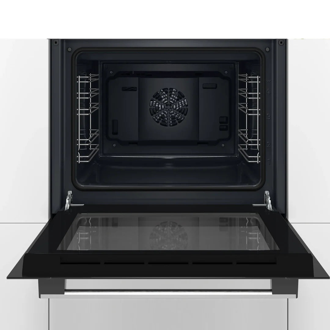 Bosch Four Encastrable – 60 cm, 66 L, 7 modes de cuisson, nettoyage hydrolyse – HBF512BS1T