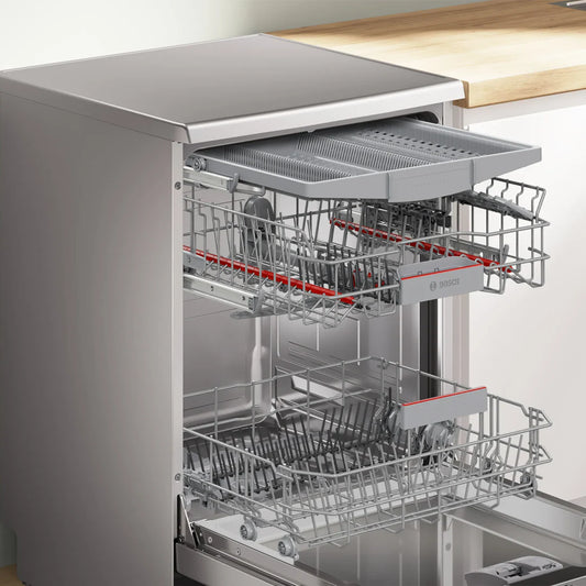 Bosch Lave‑vaisselle pose‑libre – 60 cm, 13 couverts, Acier brossé anti‑traces – SMS6EMI11V