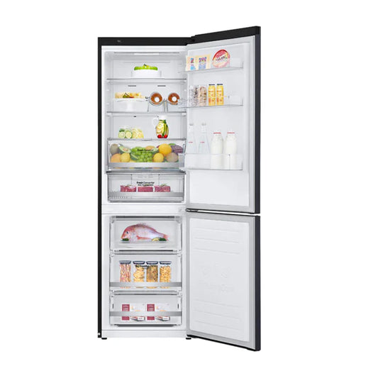 LG Réfrigérateur combiné – 341L, A++, 36dB, Total No Frost, Compresseur Smart Inverter – GR-B479NQDM