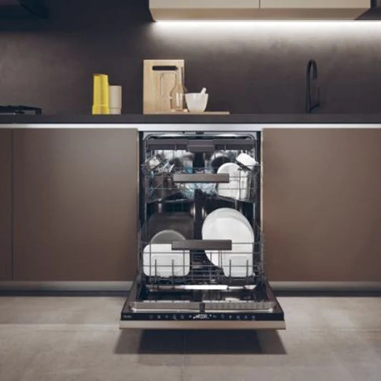 Washlens Plus Series 2 Haier Lave‑vaisselle Entièrement intégrable – 16 couverts, 10 programmes, Moteur Inverter, PowerWash – XI 6B0S3FSB