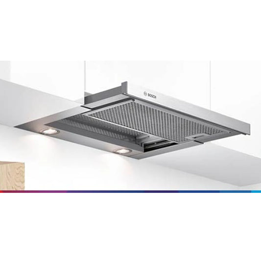 Bosch Hotte Télescopique 60 cm – 300 m³/h, 3 vitesses, Inox – DFT63CA50Q