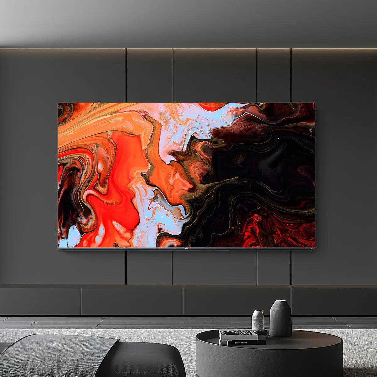 Haier TV 65" Smart Mini LED 4K UHD – Google TV, Dolby Vision & Atmos - H65M80FUX