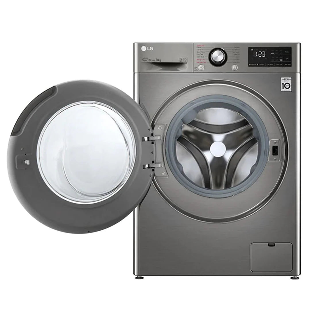 LG Lave-linge Frontal 8 kg – 6 Motion Direct Drive™, AI DD™, Steam – F2V3PYPKP