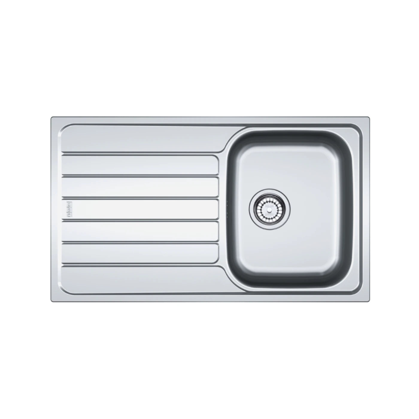 FRANKE Évier Inox, 1 Bac avec Égouttoir, LHD – SKX 611-86/50