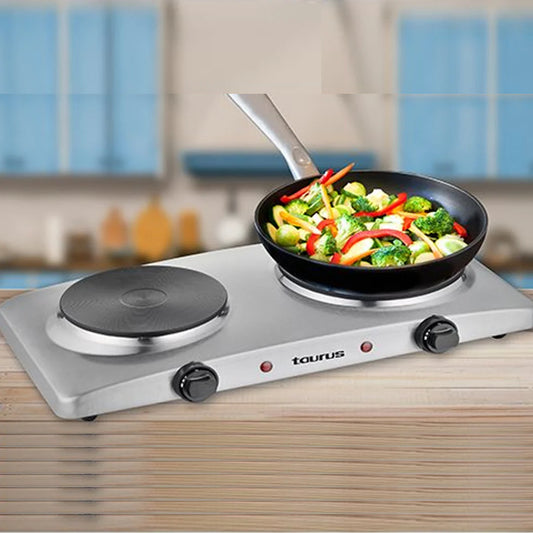 Taurus Plaque Électrique Volcan Duo – 2 foyers 2500 W – Volcan Duo