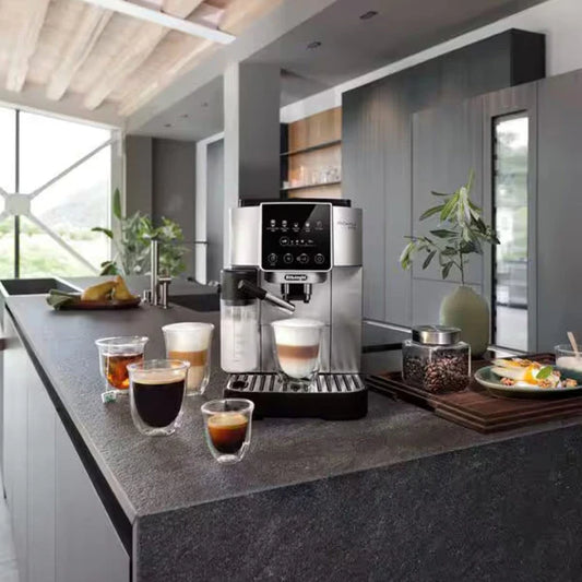 DeLonghi Magnifica Start – Expresso broyeur 1,8 L, 15 bars, LatteCrema Hot, 5 boissons – ECAM220.80.SB