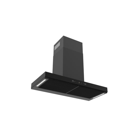 SCHNEIDER Hotte décorative 90 cm Noir – TT3390K-SCH