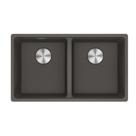 FRANKE Évier Fragranite MRG 120-35-35 – 2 Bacs Égaux, Sous-Meuble, Stone Grey