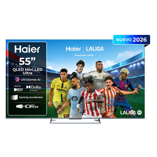 Haier H55M90GUX-15 – Téléviseur Mini-LED 55” 4K UHD Smart TV
