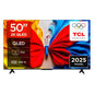 TCL TV 50 pouces QLED FHD - HDR10, Dolby Audio, Google TV, design métallique sans bord - 50S5K