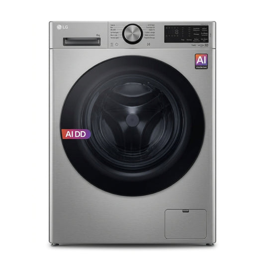 LG Lave-Linge Frontal 8 kg – Moteur Direct Drive, Vapeur, SmartThinQ Wi-Fi & AI Wash – F2X5PYNY7