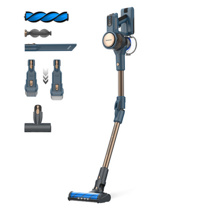 Taurus Aspirateur Balai – Homeland Digital Animal Flex : Balai sans fil 25,9 V, moteur numérique 450W, flexible 180°