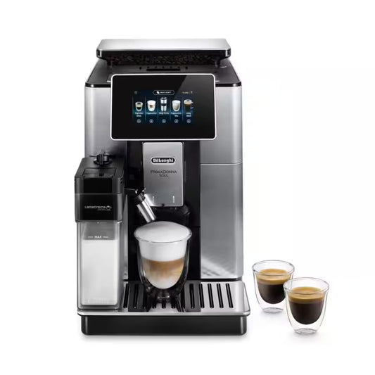De'Longhi PrimaDonna Soul Expresso Broyeur - Bean Adapt, LatteCrema, 21 boissons, écran tactile 4,3" - ECAM610.75.MB