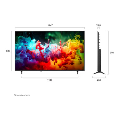 LG 65QNED70B6T – Smart TV 55” 4K QNED, HDR, α7 AI Gen8, ThinQ AI