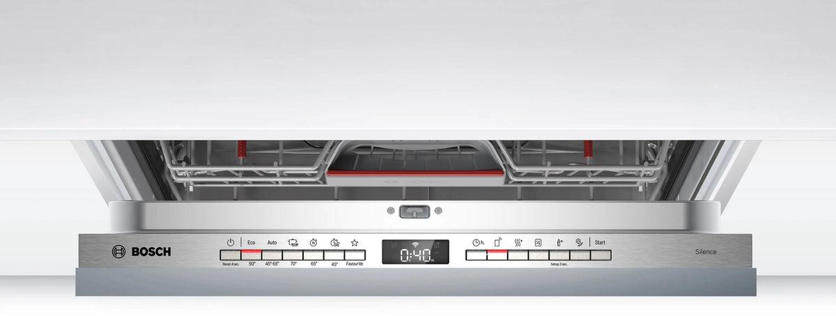 Bosch Lave-vaisselle tout encastrable Série 6 60 cm 6 programmes Home Connect - SMV4IMX62T