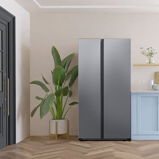 Samsung Réfrigérateur Side-by-Side 583 L - SpaceMax™ , IA, Wi-Fi - RS57DG4000M9MA