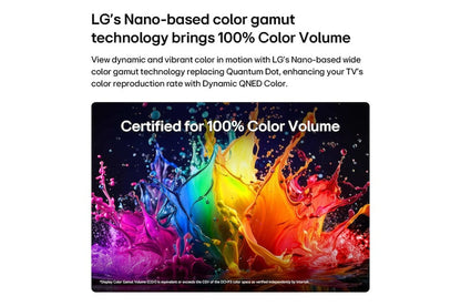 LG 75QNED70B6T TV QNED Mini LED 75 Pouces 4K Smart TV webOS AI ThinQ