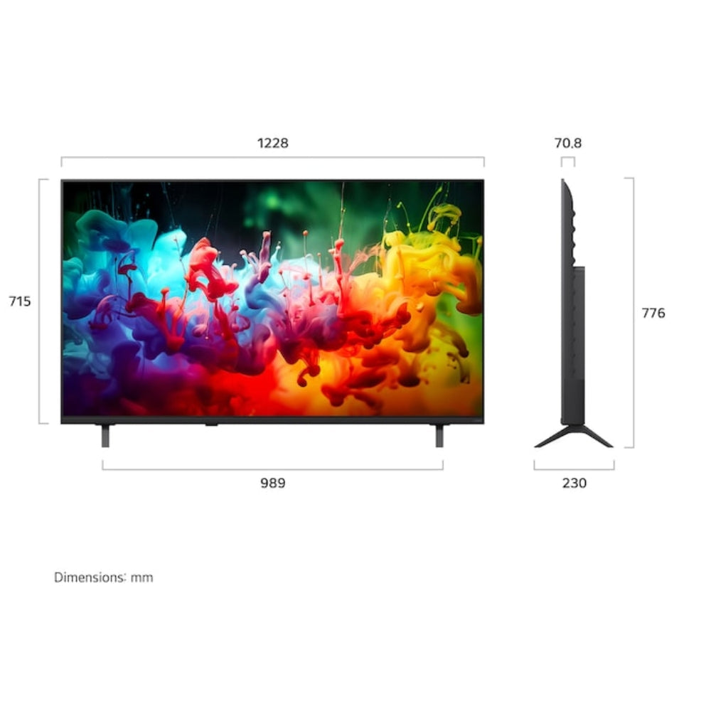 LG 55QNED70B6T TV QNED Mini LED 55 Pouces 4K Smart TV webOS AI ThinQ