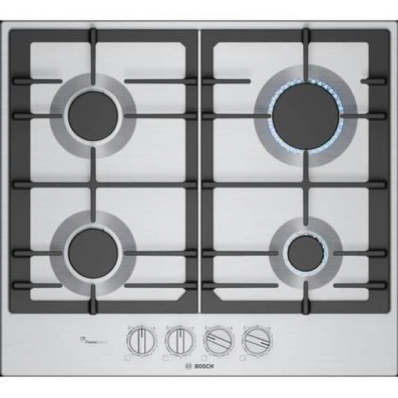 laque de Cuisson à Gaz Bosch Série 6 PCP6A5I90M 60 cm Inox – FlameSelect 9 Niveaux