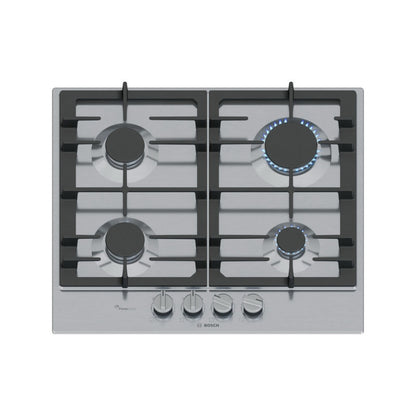 laque de Cuisson à Gaz Bosch Série 6 PCP6A5I90M 60 cm Inox – FlameSelect 9 Niveaux