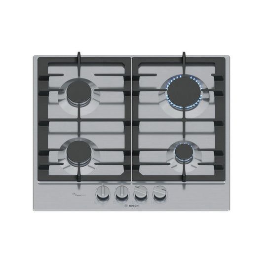 laque de Cuisson à Gaz Bosch Série 6 PCP6A5I90M 60 cm Inox – FlameSelect 9 Niveaux