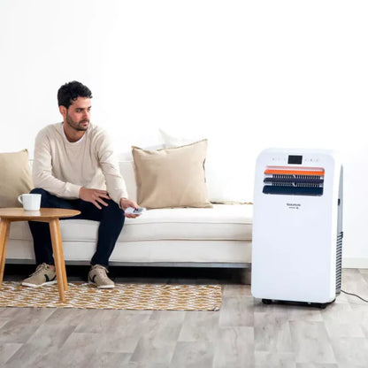 Climatiseur Mobile Taurus TEMP DIGITAL+ 12000 BTU Blanc – Refroidissement, Déshumidification & Ventilation