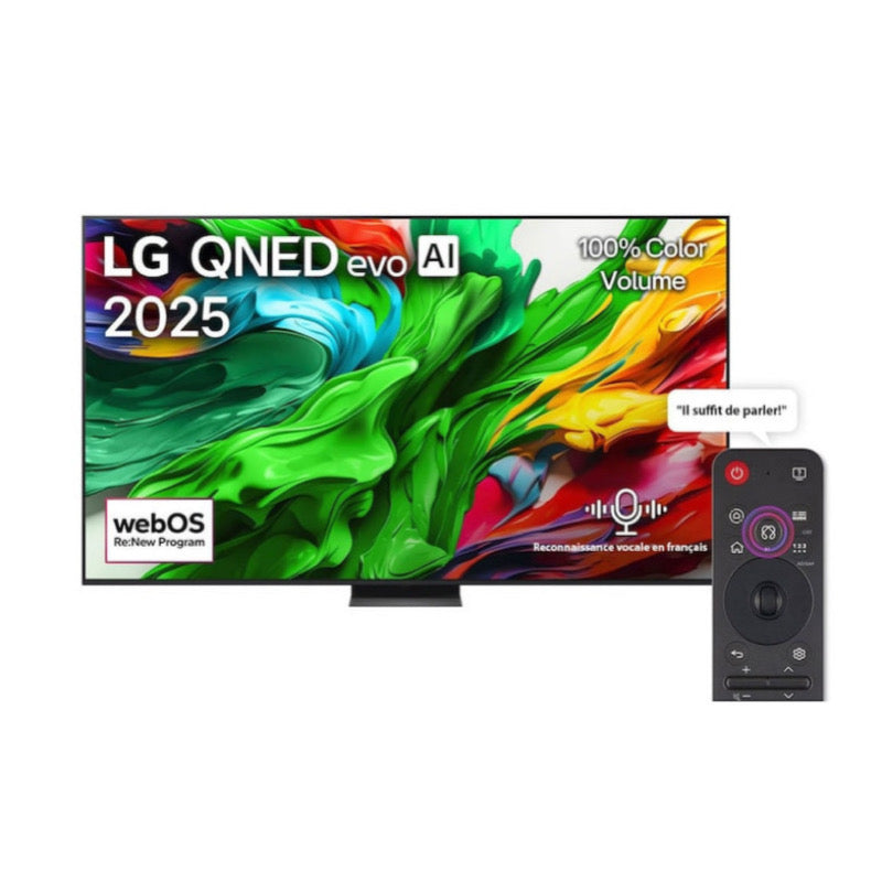 LG QNED 100” AI Smart TV 4K UHD webOS – Quantum Dot NanoCell, HDR10, Wi-Fi, Bluetooth