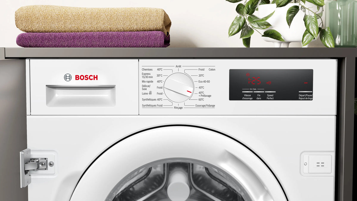 Bosch Lave-linge front Série 6 7 kg, 1200 tr/min, EcoSilence Drive, SpeedPerfect, ActiveWater - WIW24348FF