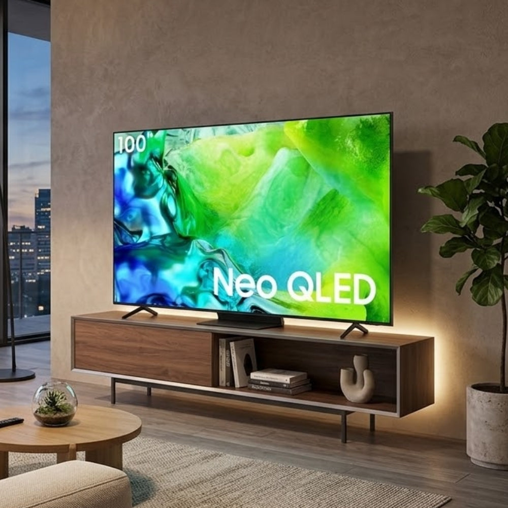 Samsung TV Neo QLED 100 pouces 4K - Mini LED, NQ4 Al Gen2, 144 Hz, Dolby Atmos - QA100QN80HUXMV