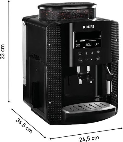 Machine à Café à Grain KRUPS Fully Auto Display EA815070 - Écran LCD
