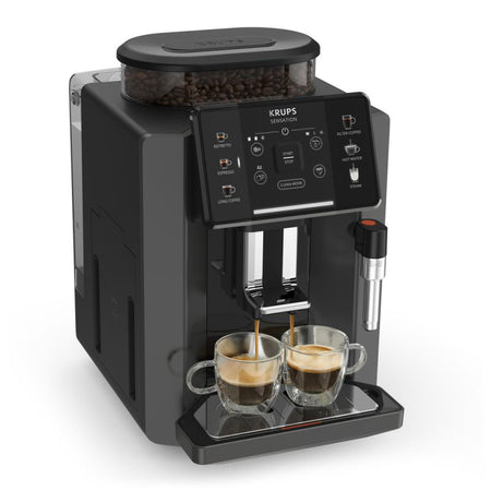 Machine à Café Automatique KRUPS Sensation EA910810 - Café à Grain Premium