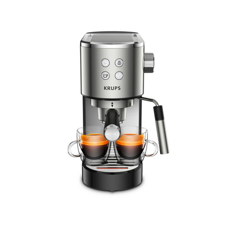 Machine à Café Expresso KRUPS Virtuoso XP442C11 – 15 Bars avec Buse Vapeur Inox