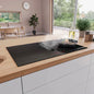 Bosch Série 8 PXX875D67E – Plaque à Induction 80 cm avec Hotte Intégrée et FlexInduction