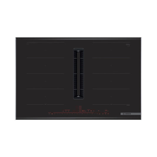 Bosch Série 8 PXX875D67E – Plaque à Induction 80 cm avec Hotte Intégrée et FlexInduction