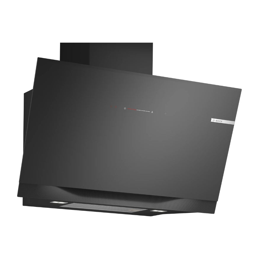 Bosch DWK91LT60 Hotte Murale Série 8 90 cm Noir Verre |