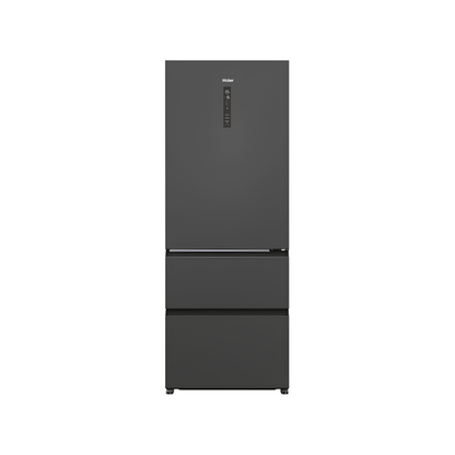 Réfrigérateur Multi-Portes Haier HTR5719ENPT 450 L No Frost Inverter Noir Slate – 3 Portes