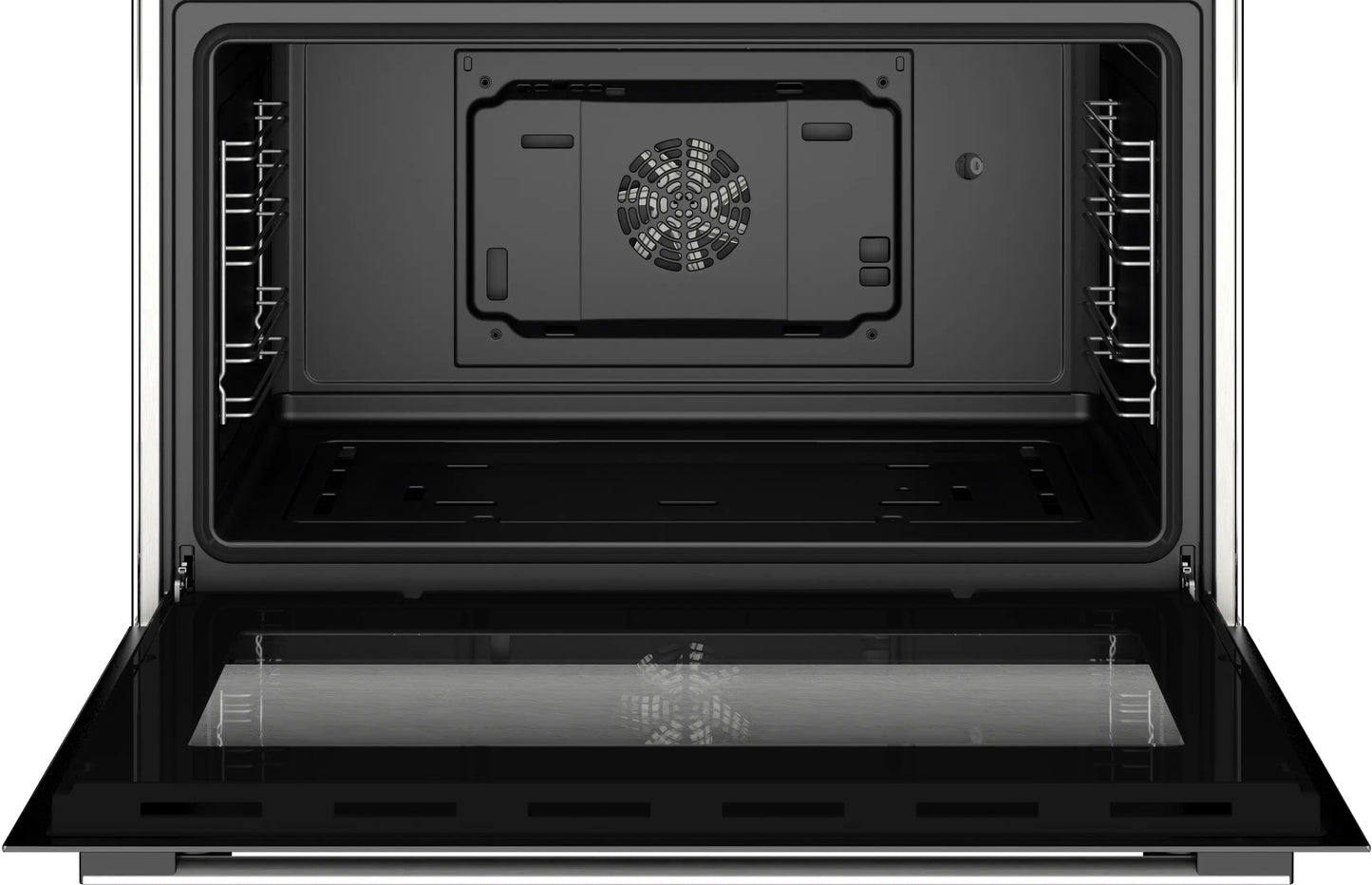 Bosch Cuisinière gaz posable Série 6 - 90 cm, 5 feux, four XXL 147 L, rôtissoire, grilles fonte - HGP3I8W50S