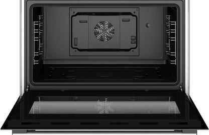Bosch Cuisinière gaz posable Série 6 - 90 cm, 5 feux, four XXL 147 L, rôtissoire, grilles fonte - HGP3I8W50S