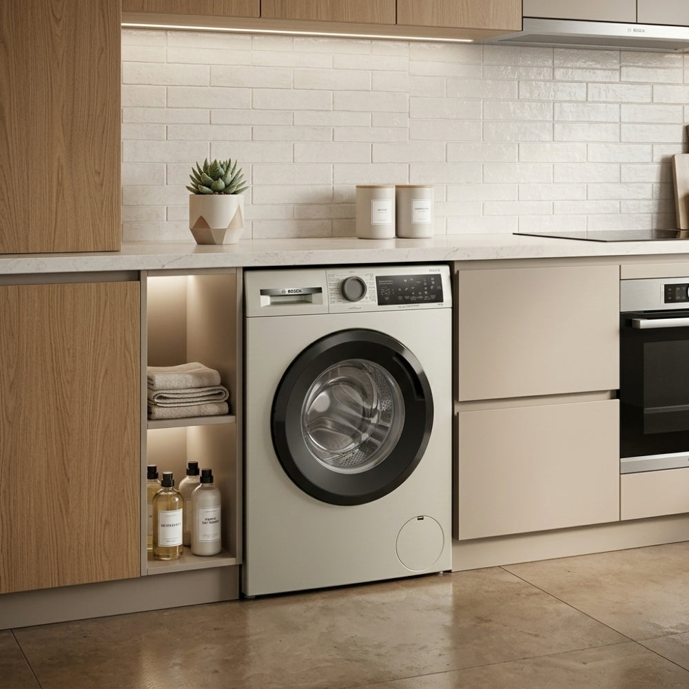 Bosch Lave-Linge Frontal Slimline – 8 kg, 1200 tr/min, Profondeur 45 cm, ActiveWater – WLZ2421SMA