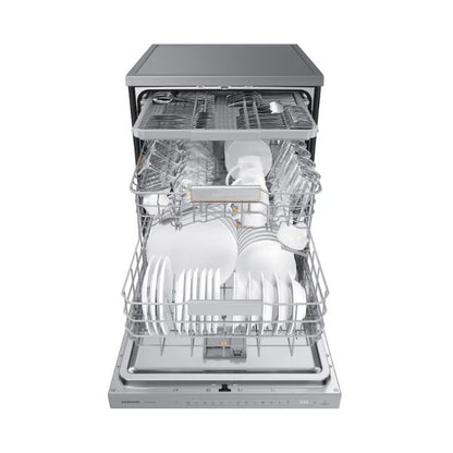 Samsung Lave-vaisselle pose libre DW8700B – 14 couverts, WaterJet Clean™, No Frost – DW60DG830FSLMA