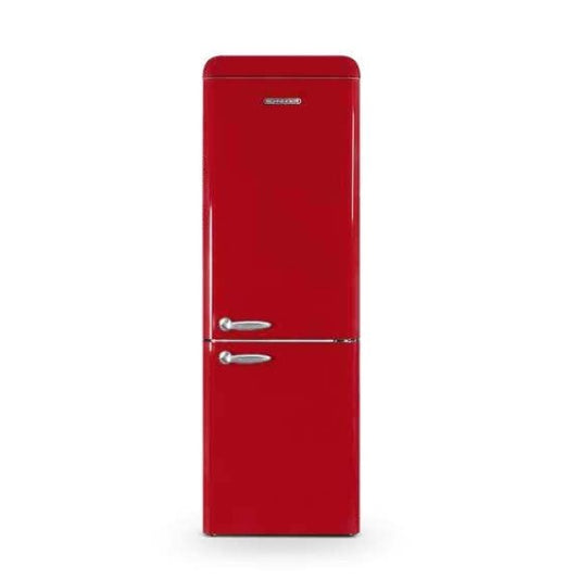 SCHNEIDER Réfrigérateur Combiné 326 L Rouge – SCH-KD320RWH