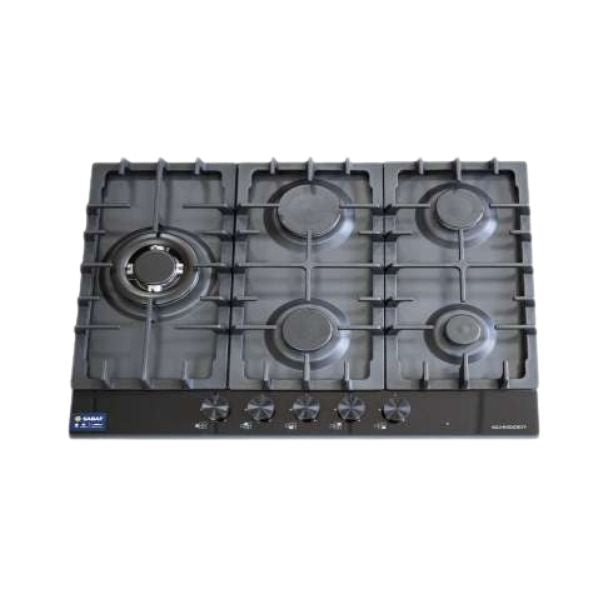 SCHNEIDER Plaque de cuisson à gaz encastrable 5 feux inox - ERA-74GRL-FB-EMB-GB-SF