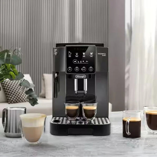 DeLonghi Magnifica Start – Expresso broyeur automatique 1,8 L, 15 bars, mousseur à lait manuel, 4 recettes 1-touche – ECAM220.22.GB