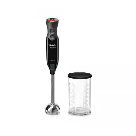 Bosch ErgoMixx Mixeur plongeant – 1000 W, 12 vitesses, QuattroBlade – MS6CB6110