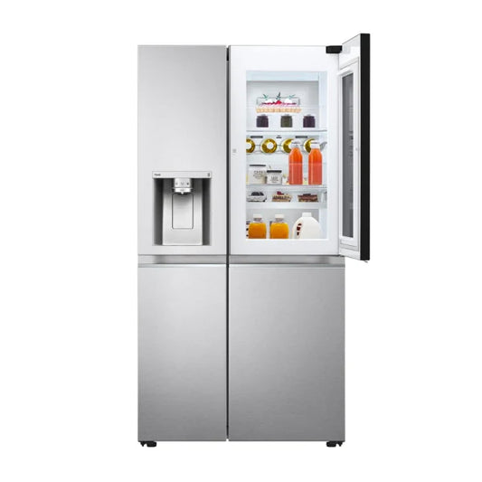 LG Réfrigérateur Américain InstaView Door-in-Door™ – 635 L, Compresseur Linéaire Inverter, DoorCooling+, Hygiene Fresh+™, ThinQ – GR-X257CSES